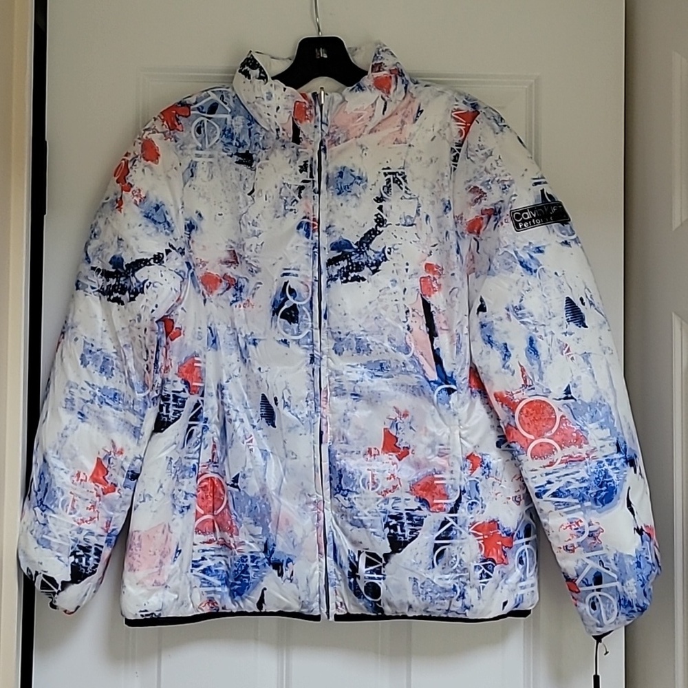 Calvin Klein Performance Reversible Puffer Jacket - Picture 3 of 13